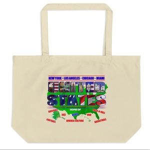 United States Large organic tote bag